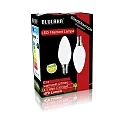 HWH LED Filament lamp candle DOUBLE PACK, 4,5W (40W), E14, 470lm, 2700K, glass opal