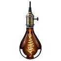 HWH LED Lamp Globe PS160, 8,5W, E27, 200lm, 1800K, glass smoky CRO, 290 x 160 mm