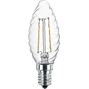 Gloeilamp kaarsvorm gedraaid CW35 schakelbaar E14 2,5W 250lm 2700K 300° CRI > 80 