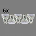 Reflectorlamp GU10 set van 5 GU10 4W 345lm 2700K 36° CRI > 80 