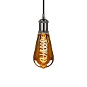 HWH Pendelarmatuur E27 IP20, zwart 