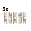 HWH Lamp met steekfitting set van 5 G9 2,6W 320lm 3000K 300° 