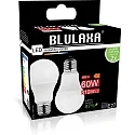 HWH Lamp peervorm set van 2 A60 E27 8W 810lm 4000K 180° 