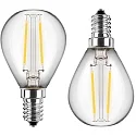 Filamentlamp set van 2 G45 E14 2,5W 250lm 2700K 300° 