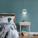BRUCK pendant luminaire BLOP MOLL LV S IP20, black, lacquered dimmable