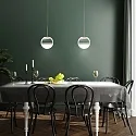 BRUCK pendant luminaire BLOP MOLL LV S IP20, black, lacquered dimmable