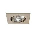 Inbouwspot TIRREL-R GX5.3 / MR16 draaibaar, vierkant GX5,3 IP20, champagne dimbaar
