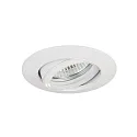 Inbouwarmatuur rond, draaibaar GX5,3 IP20, wit dimbaar