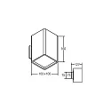 Brumberg Wandarmatuur QUIBIC up down, hoekig, direct, indirect IP20, wit 