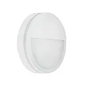 Wandarmatuur voor buitenshuis EYE halfrond, slagvast, zijdelingse straling IP65, wit mat 