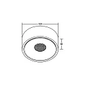 Brumberg downlight IP20, white dimmable