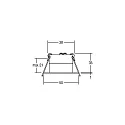 LED light point with funnel cover, IP44, Ø 5cm, Plug&Play 350mA, 3.3W 3000K 160lm 32°