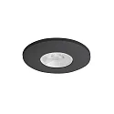 Downlight BARENT 350MA P&P rond, constante stroom IP20, zwart mat dimbaar