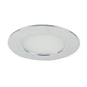 Downlight rond, ingebouwde versie IP44, chroom dimbaar