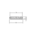 Brumberg Downlight rond, ingebouwde versie IP44, chroom dimbaar