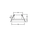 Brumberg Downlight TUBIC rond, ingebouwde versie, direct / indirect IP20, wit mat dimbaar
