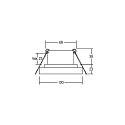 Brumberg Downlight TUBIC rond, ingebouwde versie, direct / indirect IP20, zwart mat dimbaar