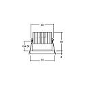 Brumberg Downlight IP54, wit dimbaar