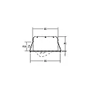 Brumberg Recessed LED spot INDIWO83, IP44, round, Ø 9.5cm, Plug&Play 350mA, 5.5W 3000K 550lm 36°, swivelling 30°, structured white