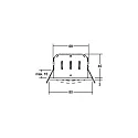 Brumberg Recessed LED spot INDIWO68, IP20, cover round, Ø 8cm, Plug&Play 350mA, 5.5W 3000K 550lm 36°, swivelling 15°, matt titanium