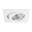 Downlight PLUG & PLAY draaibaar, vierkant IP65, wit dimbaar