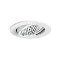 Inbouwarmatuur IP20, glanzend, transparant, wit dimbaar 12W 1230lm 3000K 20-40° 20-40° CRI 80-89