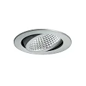 recessed luminaire IP20, glossy, transparent dimmable 12W 1280lm 4000K 20-40° 20-40° CRI 80-89
