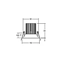 Brumberg Downlight CIRCLE PLUG & PLAY rond IP20, wit dimbaar