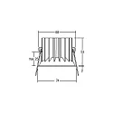Brumberg Downlight CIRCLE PLUG & PLAY rond IP20, wit dimbaar