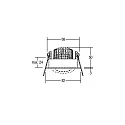 Brumberg Downlight PLUG & PLAY draaibaar, Dim-To-Warm IP65, chroom dimbaar