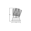 Brumberg Downlight COUPLED IP20, wit dimbaar