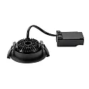 Brumberg recessed luminaire OBIRA round, rigid, Dim-To-Warm IP65, black matt dimmable 7W 420lm 1800 - 3000K 38° CRI >90