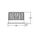 Brumberg LED module MR16 met aansluitdoos 6,9 | 7,1W 892 | 918 | 971lm 2700 | 3000 | 4000K 50° dimbaar