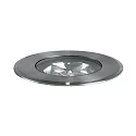 LED in-ground luminaire HYBRIDE FLAT, V4A, IP67 IK08, 24V DC, 12W 3000K 890lm 30°, passable up to 1t