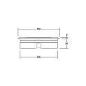 Brumberg LED in-ground luminaire HYBRIDE FLAT, V4A, IP67 IK08, 24V DC, 12W 3000K 890lm 30°, passable up to 1t