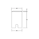 Brumberg LED in-ground luminaire HYBRIDE MINI, surface, V4A, IP65, 24V DC, 1.4W 3000K 18lm 100°, stainless steel