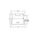 Brumberg Plafondinbouwarmatuur BINATO draaibaar, roteerbaar, direct IP20, transparant, wit dimbaar