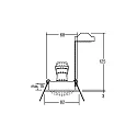 Brumberg Inbouwspot TIRREL-R GU10 / PAR16 rond, draaibaar, met Afstandhouder GU10 IP20, gepoedercoat, wit dimbaar