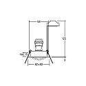 Brumberg Inbouwspot TIRREL-R GU10 / PAR16 draaibaar, vierkant, met Lamphouder GU10 IP20, zandbeige met structuur dimbaar