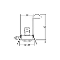 Brumberg Inbouwspot TIRREL-R GU10 / PAR16 hoekig, draaibaar, met Afstandhouder GU10 IP20, gepoedercoat, wit dimbaar