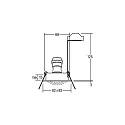 Brumberg Inbouwspot TIRREL-R GU10 / PAR16 hoekig, draaibaar, met Afstandhouder GU10 IP20, aluminium mat dimbaar