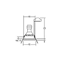 Brumberg Downlight rond, stijf GU10 IP65, wit dimbaar