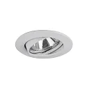 Recessed HV spot GU10, max. 50W, round, white