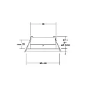 Downlight STEAM vierkant, rvs