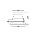 Brumberg Recessed downlight STEAM for MR16 LED module, V4A, IP65, round, max. 14W, excl. driver, stainless steel