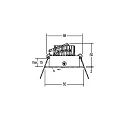 Brumberg Recessed LED spot set, V4A, IP20, round, 230V AC, 6W 3000K 640lm 38°, swivelling 25°, stainless steel