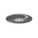 Brumberg Recessed LED downlight ADAPT, 230V, 3W 3000K 290lm, matt chrome