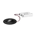 Inbouwspot TIRRELDEEP LED DIM rond, draaibaar, voor BAP, set terug IP20, zwart dimbaar