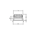 Downlight CALLIDA stijf, ingebouwde versie, Dim-To-Warm, set van 1, set terug IP20, gepoedercoat, wit dimbaar