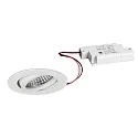 Inbouwspot TIRREL-R LED DIM rond, draaibaar IP20, gepoedercoat, wit dimbaar